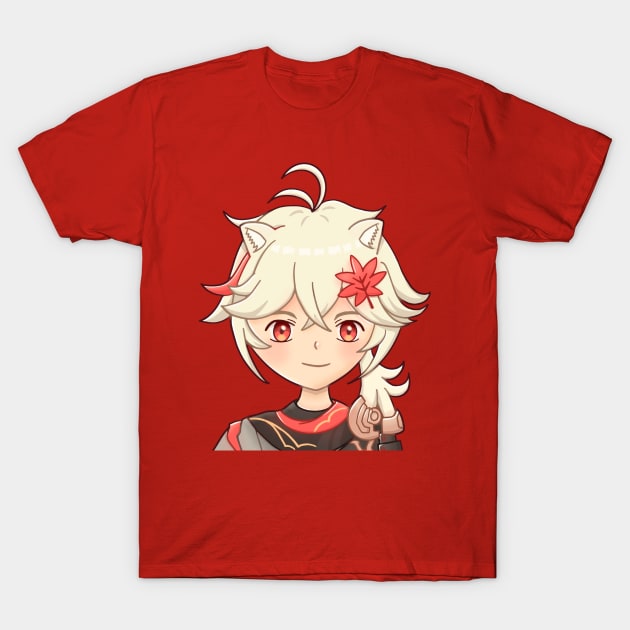 Kazuha Cat Ears T-Shirt by cyanbuns